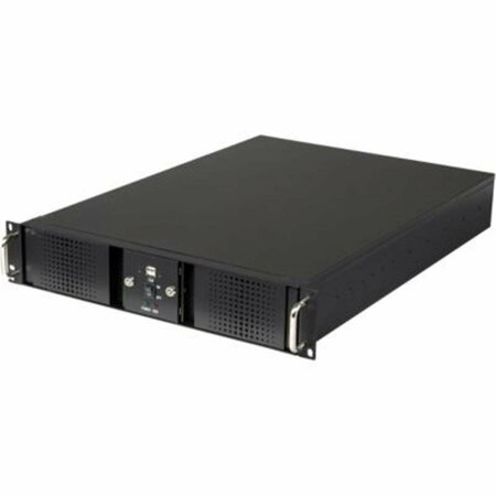 ATHENA COMPUTER POWER .  2U Rackmount Black Steel Chassis AT29173